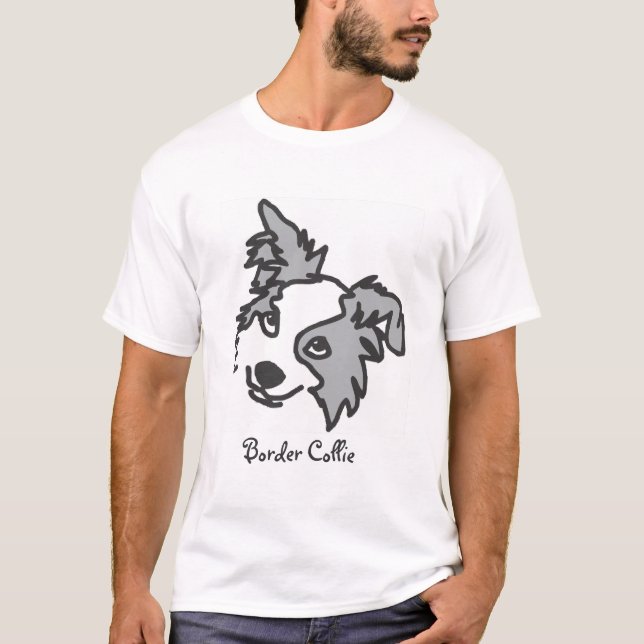 T-shirt Border collie (Devant)