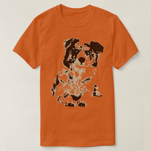 T-shirt Border Collie 5  (Design devant)
