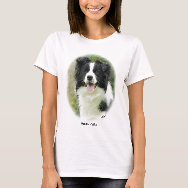 T-shirt Border collie 9A14D-19 (Devant)