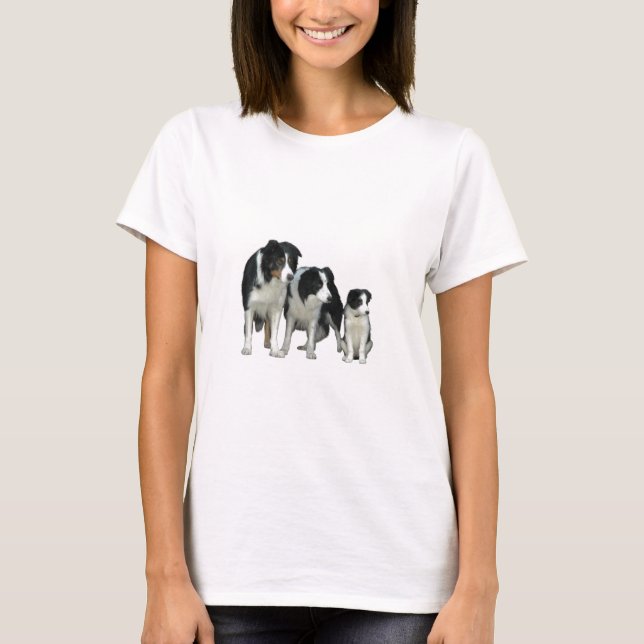 T-shirt Border Collie Dogs (Devant)