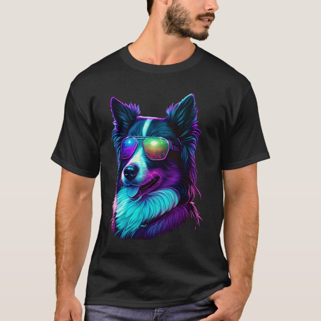 T-shirt Border Collie Dogs Border Collies (Devant)