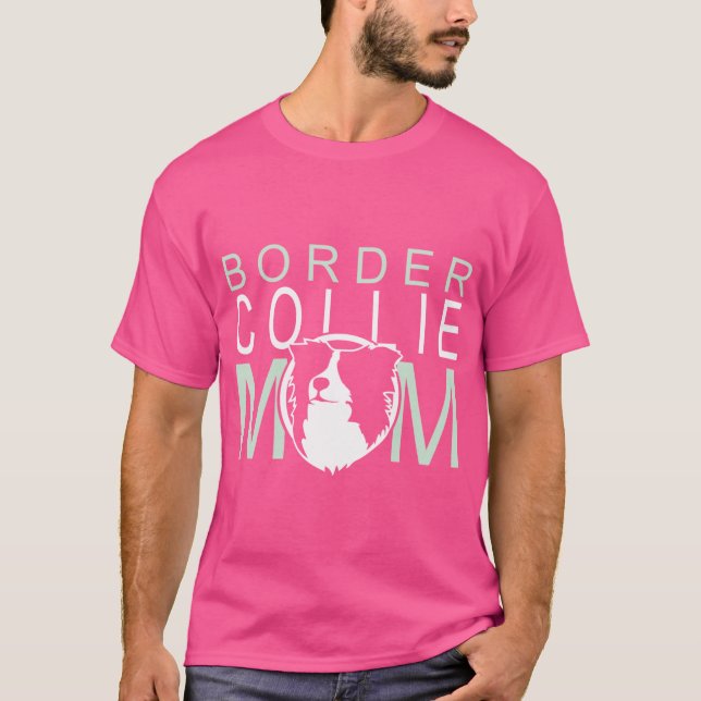 T-shirt Border Collie Maman NickerStickers sur Redbubble R (Devant)