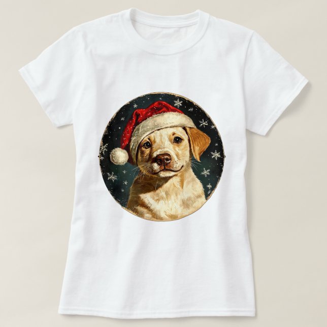 T-shirt Border Collie Noël (Design devant)