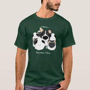 T-shirt Border collie - troupeau d'I… par conséquent je