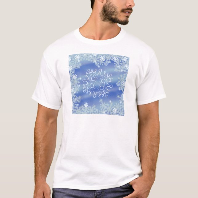 T-shirt Bords givrés V (Devant)