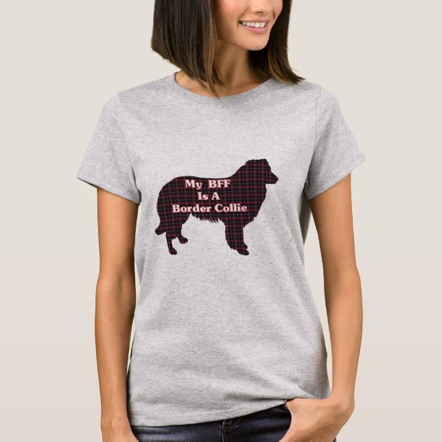 T-shirt Bordure Collie (Devant)