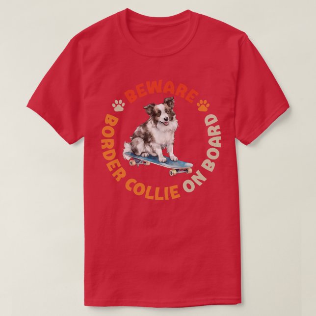 T-shirt Bordure Collie (Design devant)