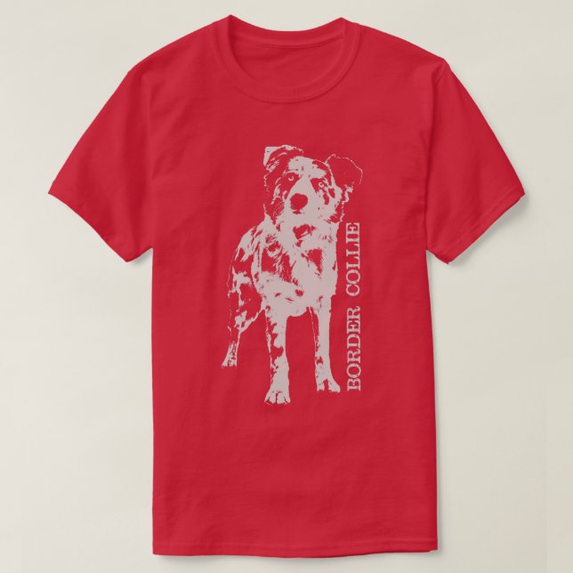 T-shirt Bordure Collie 4 (Design devant)