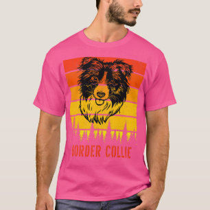 T-shirt Bordure Collie Amoureux de les chiens Coucher De S