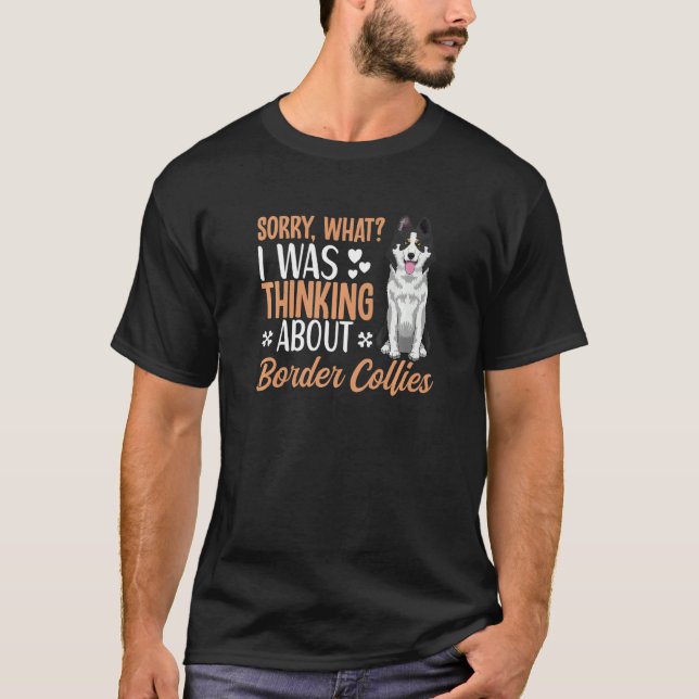 T-shirt Bordure Collie Chien Pour Bordure Collie Propriéta (Devant)