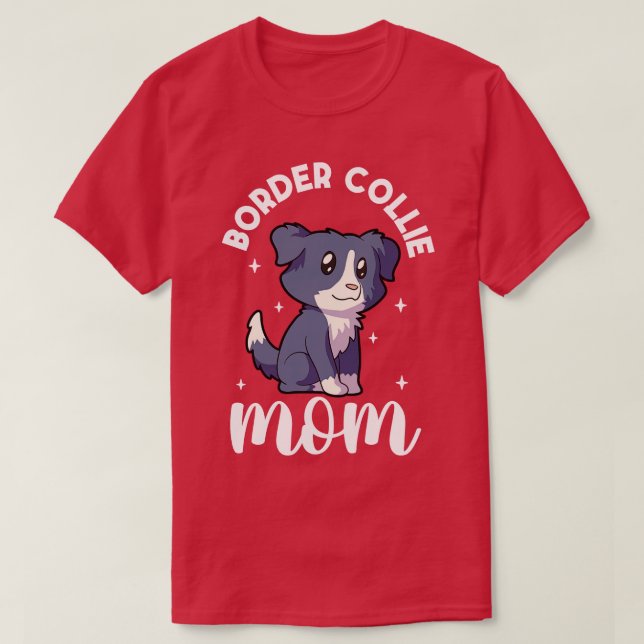 T-shirt Bordure Collie Maman Bordure Collie (Design devant)
