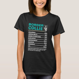 T-shirt Bordure Collie Propriétaire BORDER COLLIE NUTRITIO