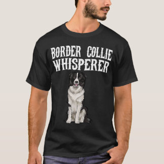 T-shirt Bordure Collie Wisperer Chien