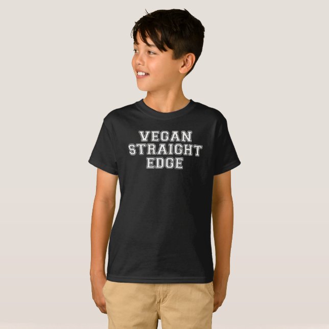 T-shirt Bordure droite Vegan (Devant entier)