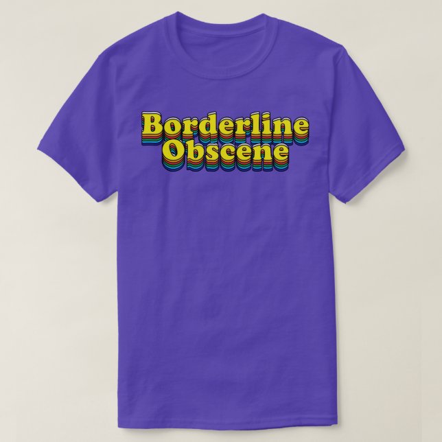 T-shirt Bordure obscène (Design devant)