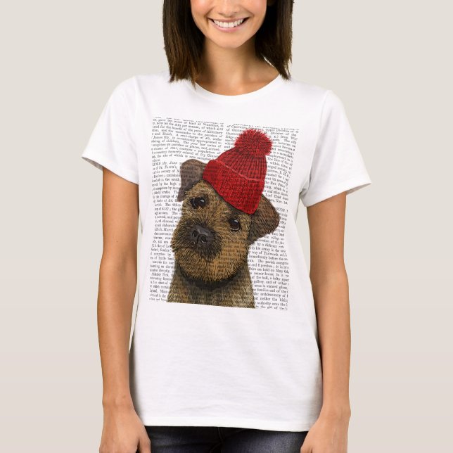 T-shirt Bordure Terrier avec Casquette roux 3 (Devant)