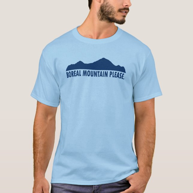 T-shirt Boreal Mountain California S'il vous plaît (Devant)