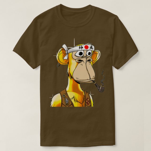 T-shirt Bored Ape Yacht Club 8552 (Design devant)