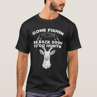 T-shirt BoredKoalas Fishing Back Soon Hunting Deer Elk Hun