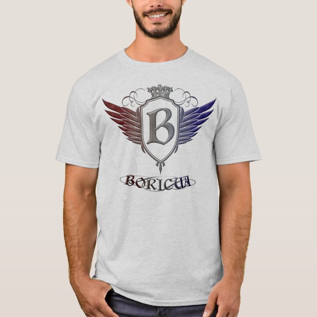 T-shirt Boricua-Crête (Devant)