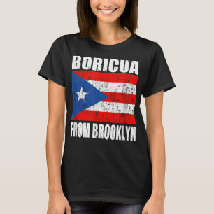 T-shirt Boricua du drapeau ricain brooklyn new york puerto