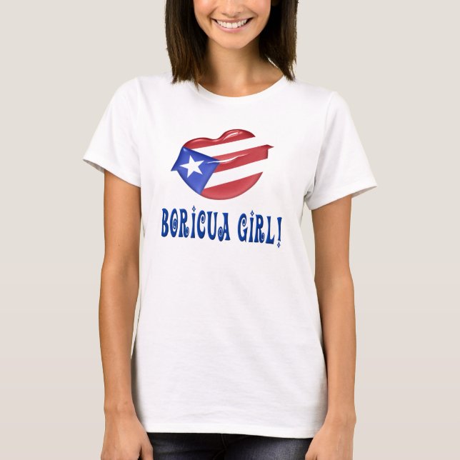 T-shirt Boricua Girl (Devant)