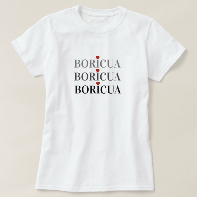 T-shirt Boricua Porto Rico (Design devant)