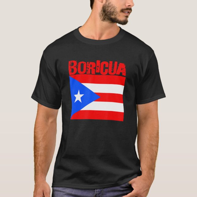 T-shirt Boricua Roots Puerto Rico Pride PR Souvenir Puerto (Devant)