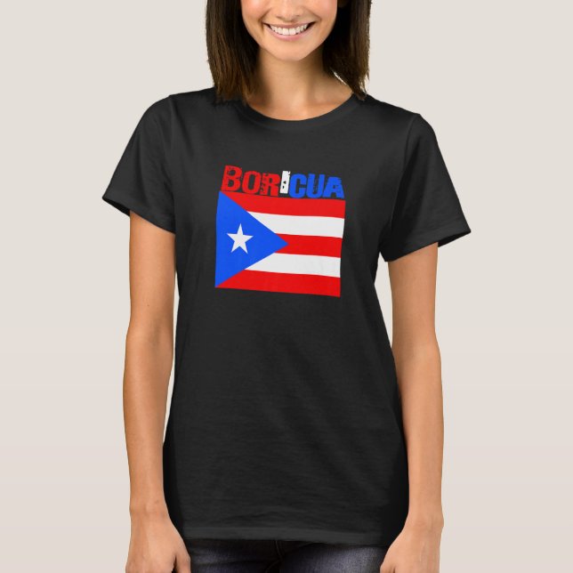 T-shirt Boricua Roots Puerto Rico Pride PR Souvenir Puerto (Devant)