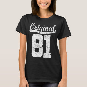 T-shirt born 81 Birthday