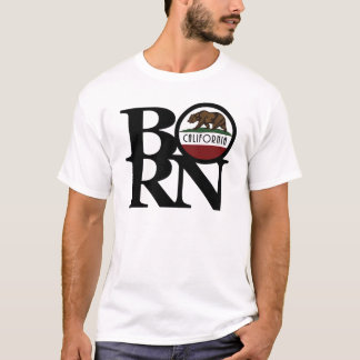 T-shirt BORN California (impression avant)