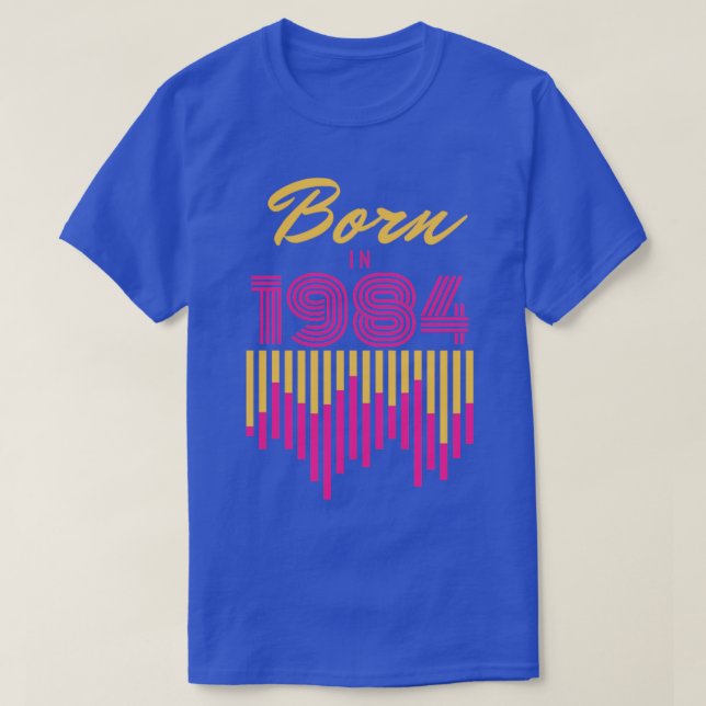 T-shirt Born in 19841 (Design devant)
