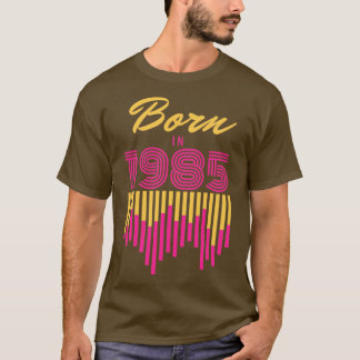 T-shirt Born in 19851