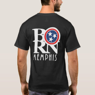 T-shirt BORN Memphis (impression arrière)