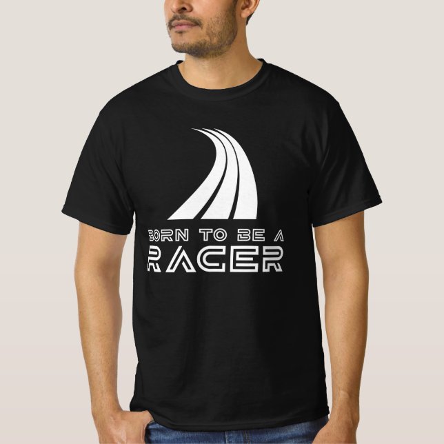 T-shirt Born To Be A Racer (Devant)