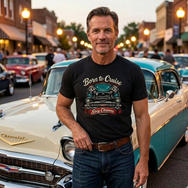 T-shirt Born to Cruise (Créateur téléchargé)