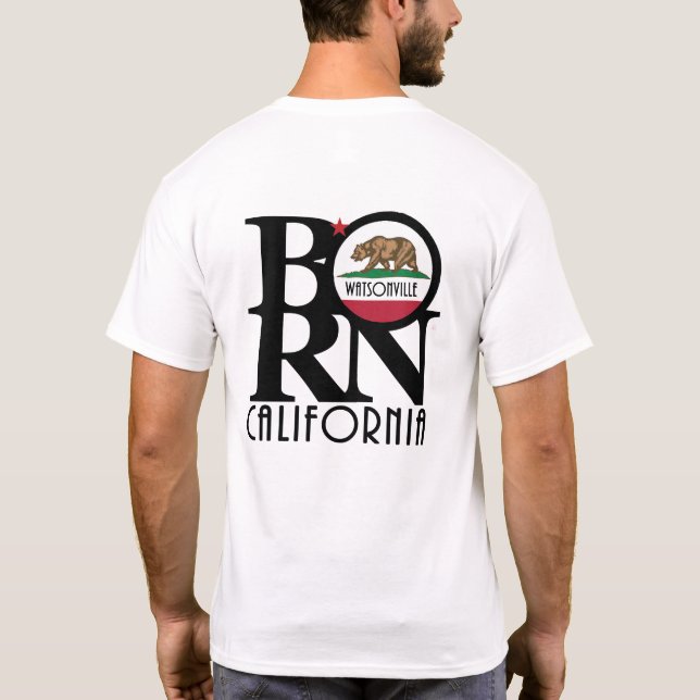 T-shirt BORN Watsonville (en arrière-plan) (Dos)