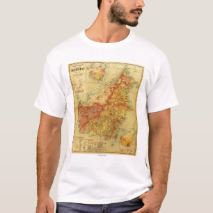 T-shirt BorneoPanoramic MapBorneo