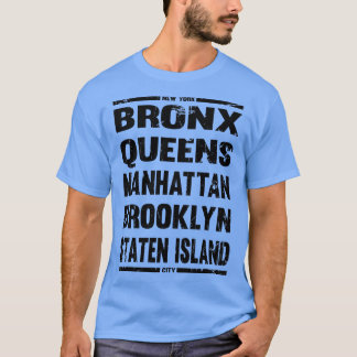 T-shirt Boroughs de New York