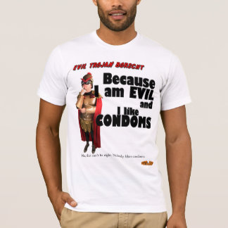 T-shirt Borscht Trojan mauvais - le mal et moi aiment des