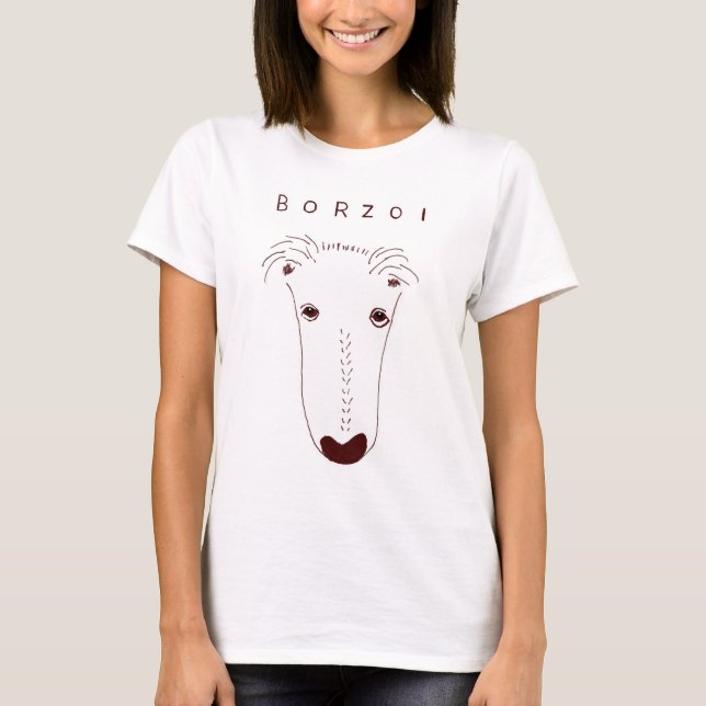 T-SHIRT BORZOI (Devant)