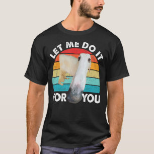 T-shirt Borzoi Long Nez Chien Mème Laissez-Moi Le Faire Po