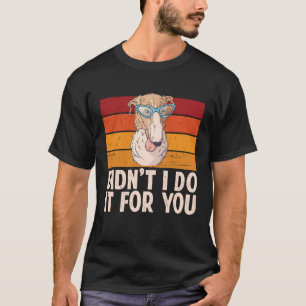 T-shirt Borzoi Long Nez Chien Mème Ne L'Ai Pas Fait Pour V
