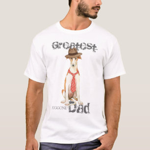 T-shirt Borzoi Papa