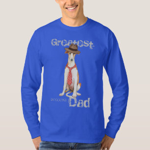 T-shirt Borzoi Papa