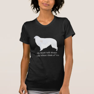 T-shirt Borzoi Penser à votre design
