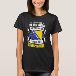 T-shirt Bosnie-Herzégovine Dans Ma Tête