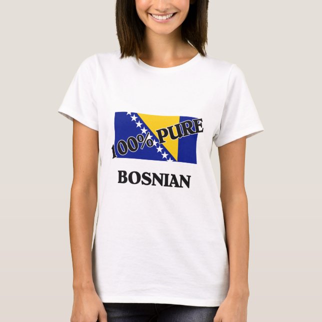 T-shirt BOSNIEN de 100 pour cent (Devant)