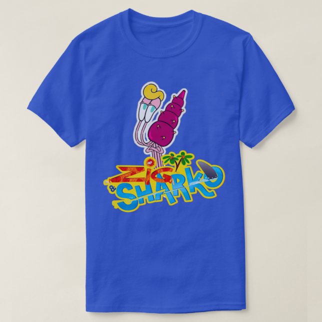 T-shirt Bosom Buddies Zig et Sharko (Design devant)