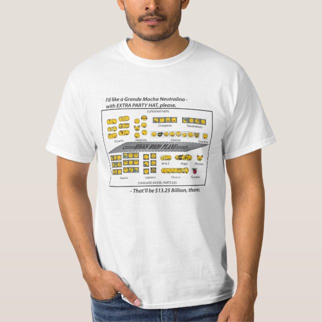 T-shirt Bosons de Higgs pour des idiots (Devant)